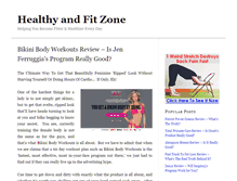 Tablet Screenshot of healthyandfitzone.com